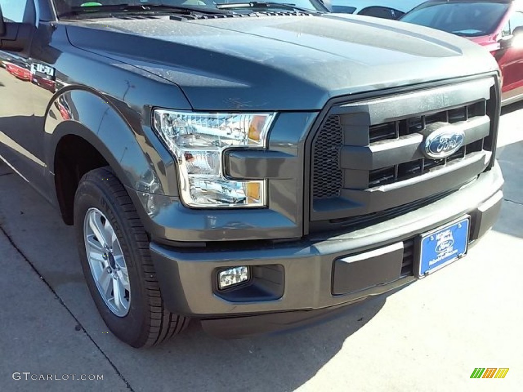 2016 F150 XL SuperCab - Magnetic / Medium Earth Gray photo #3