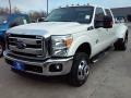White Platinum Metallic - F350 Super Duty Lariat Crew Cab 4x4 DRW Photo No. 9