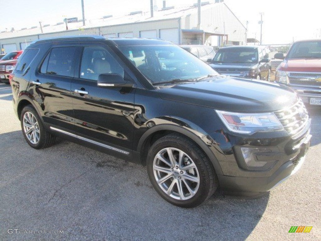 2016 Explorer Limited - Shadow Black / Medium Light Camel photo #2