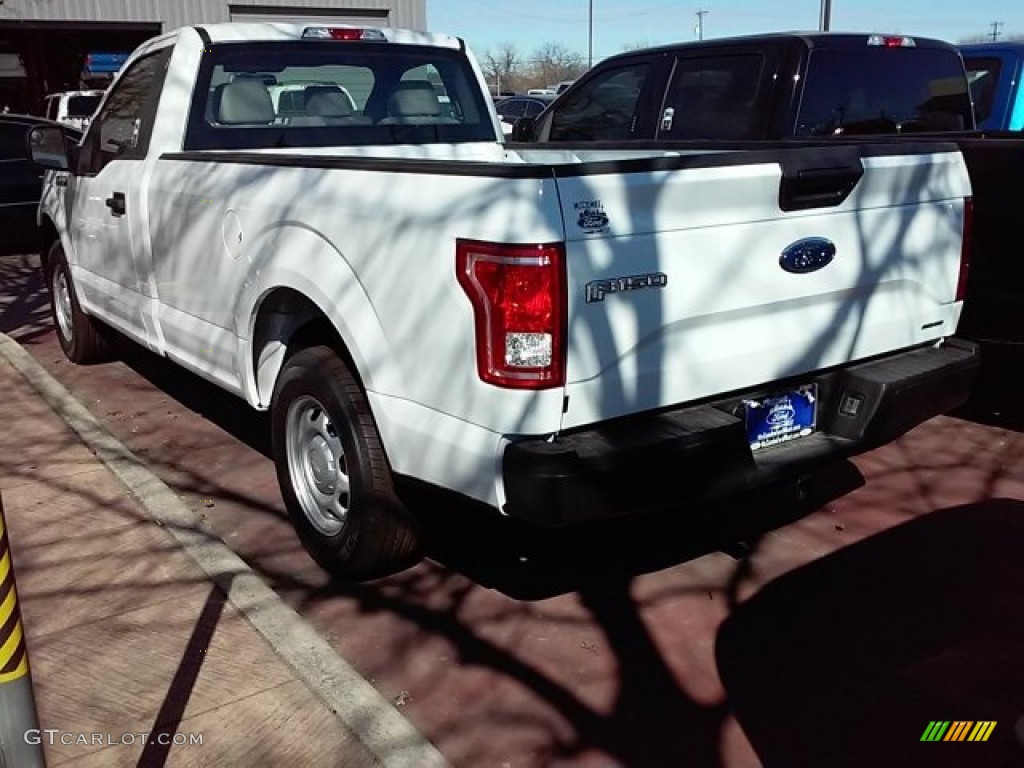 2016 F150 XL Regular Cab - Oxford White / Medium Earth Gray photo #5