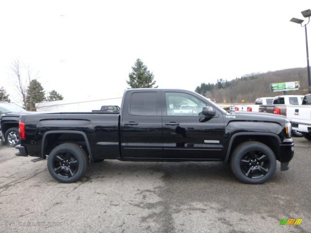 Onyx Black 2016 GMC Sierra 1500 Elevation Double Cab 4WD Exterior Photo #110569537