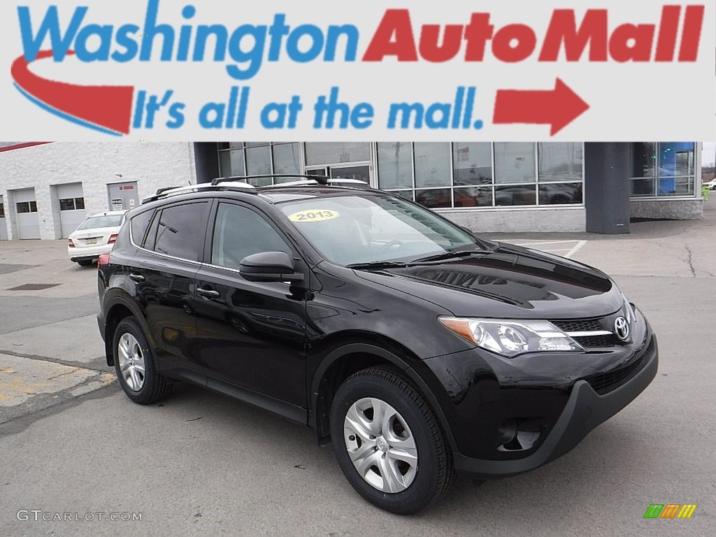 2013 RAV4 LE AWD - Black / Ash photo #1