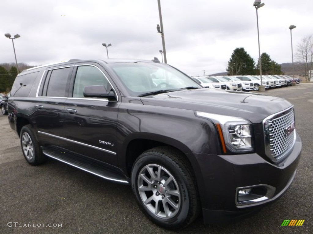 2016 Yukon XL Denali 4WD - Iridium Metallic / Cocoa/Shale photo #12