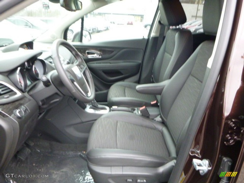Ebony Interior 2016 Buick Encore AWD Photo #110571361