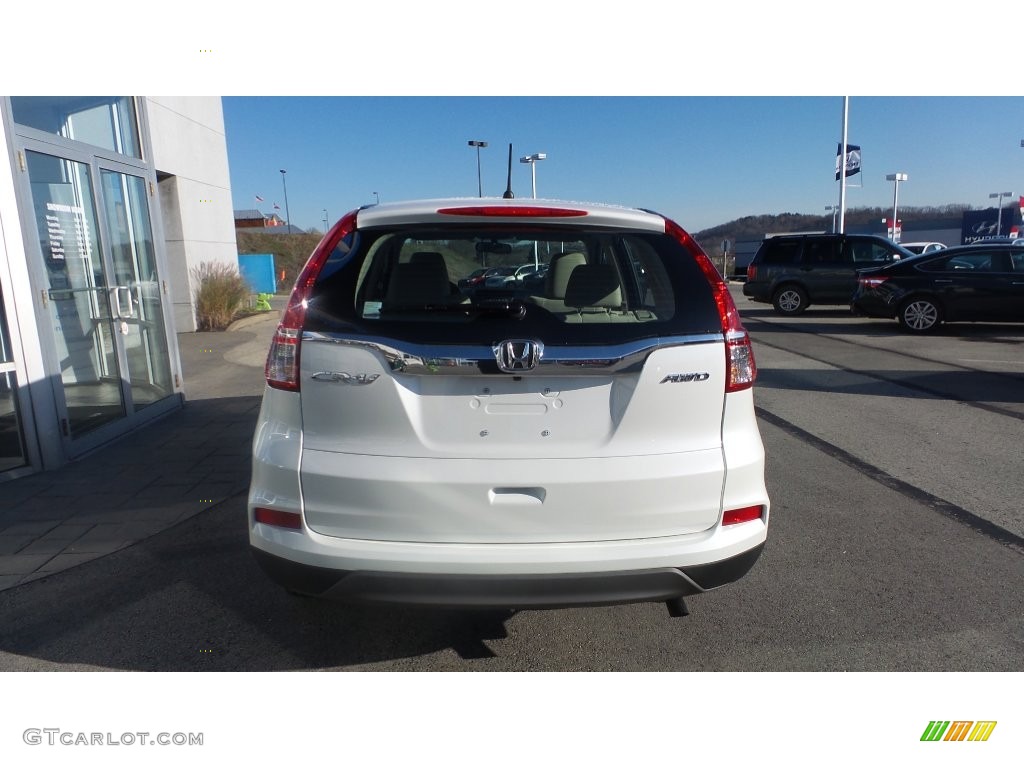 2016 CR-V LX AWD - White Diamond Pearl / Beige photo #5