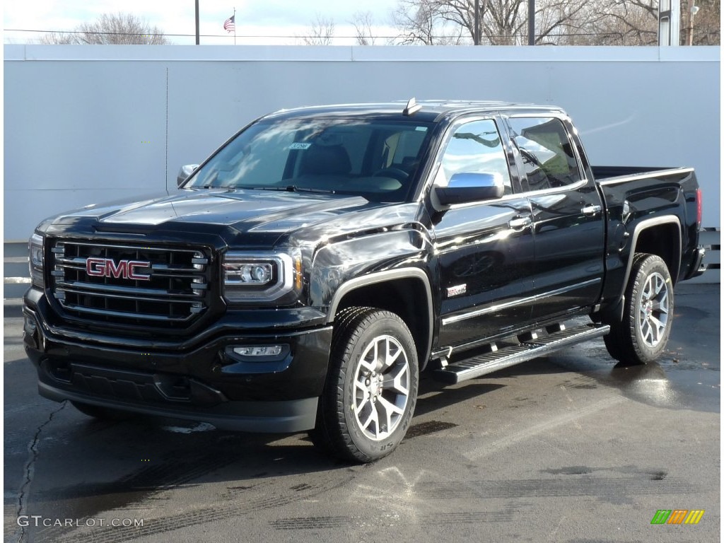 2016 Sierra 1500 SLT Crew Cab 4WD - Onyx Black / Jet Black photo #1