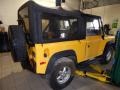 1994 Yellow Land Rover Defender 90 Soft Top  photo #2
