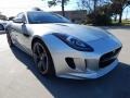 2015 Rhodium Silver Metallic Jaguar F-TYPE S Coupe  photo #2