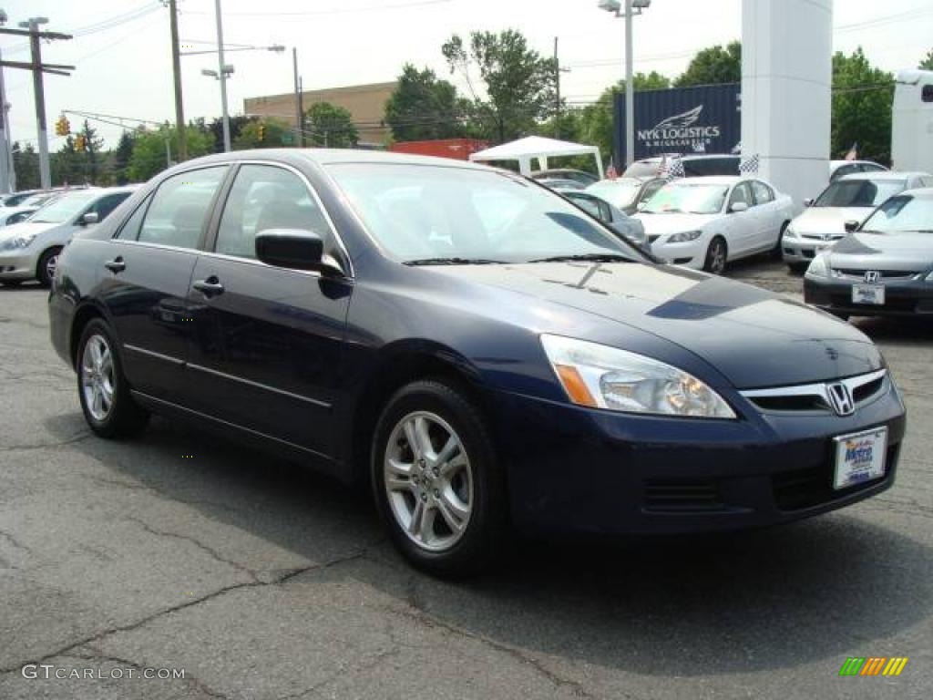 2006 Accord EX Sedan - Royal Blue Pearl / Gray photo #3