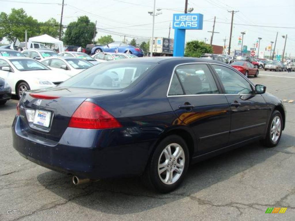 2006 Accord EX Sedan - Royal Blue Pearl / Gray photo #4