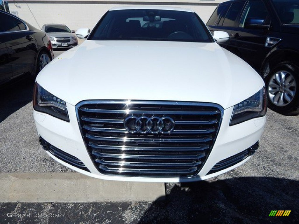 2011 A8 4.2 FSI quattro - Ibis White / Nougat Brown photo #2