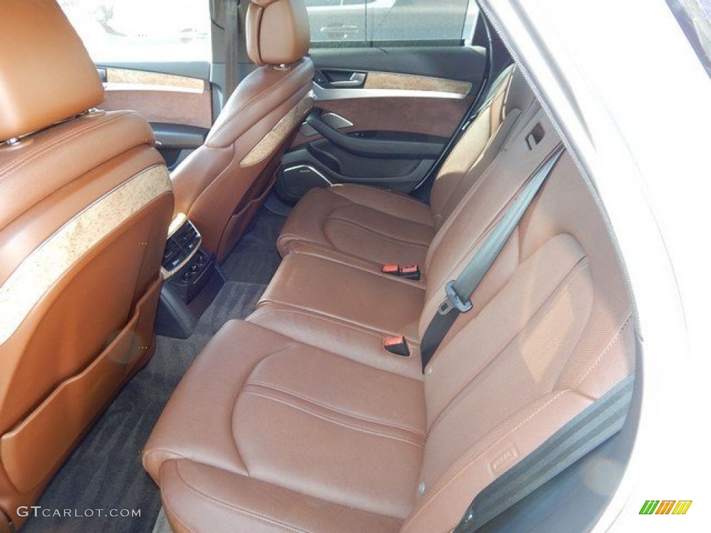 2011 A8 4.2 FSI quattro - Ibis White / Nougat Brown photo #7