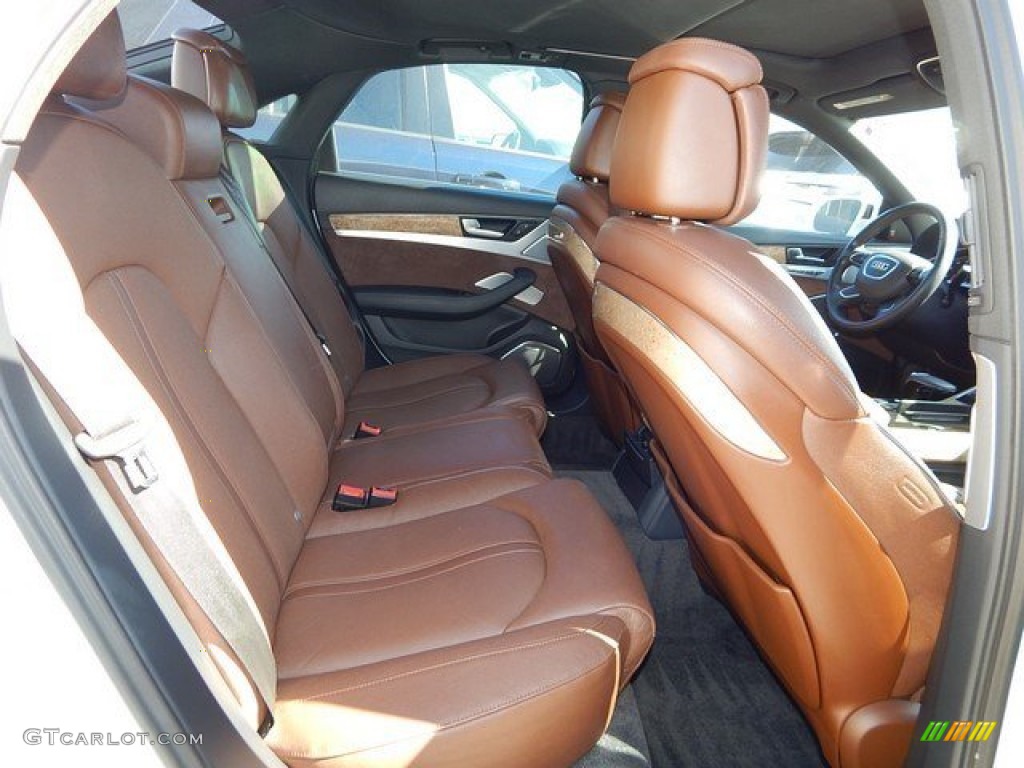 2011 A8 4.2 FSI quattro - Ibis White / Nougat Brown photo #13