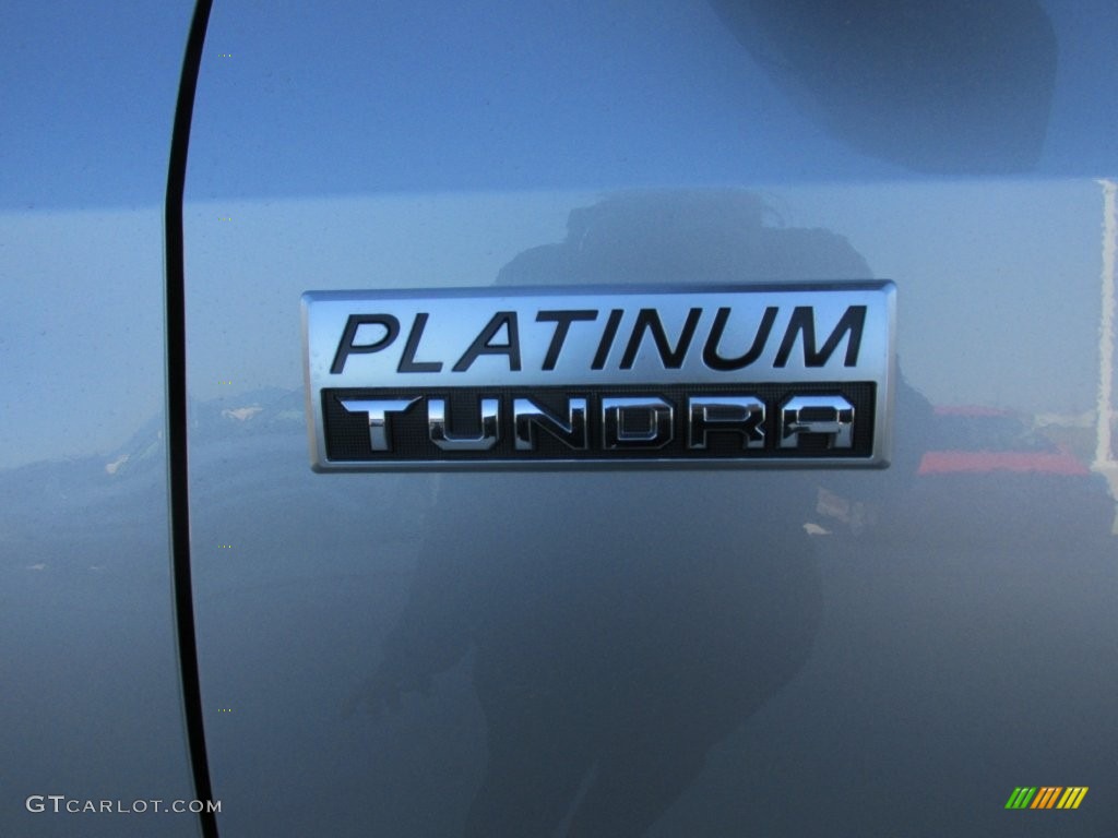 2016 Tundra Platinum CrewMax - Silver Sky Metallic / Black photo #14