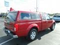 2010 Red Brick Nissan Frontier SE V6 King Cab 4x4  photo #8