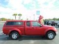 2010 Red Brick Nissan Frontier SE V6 King Cab 4x4  photo #9