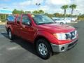 2010 Red Brick Nissan Frontier SE V6 King Cab 4x4  photo #10