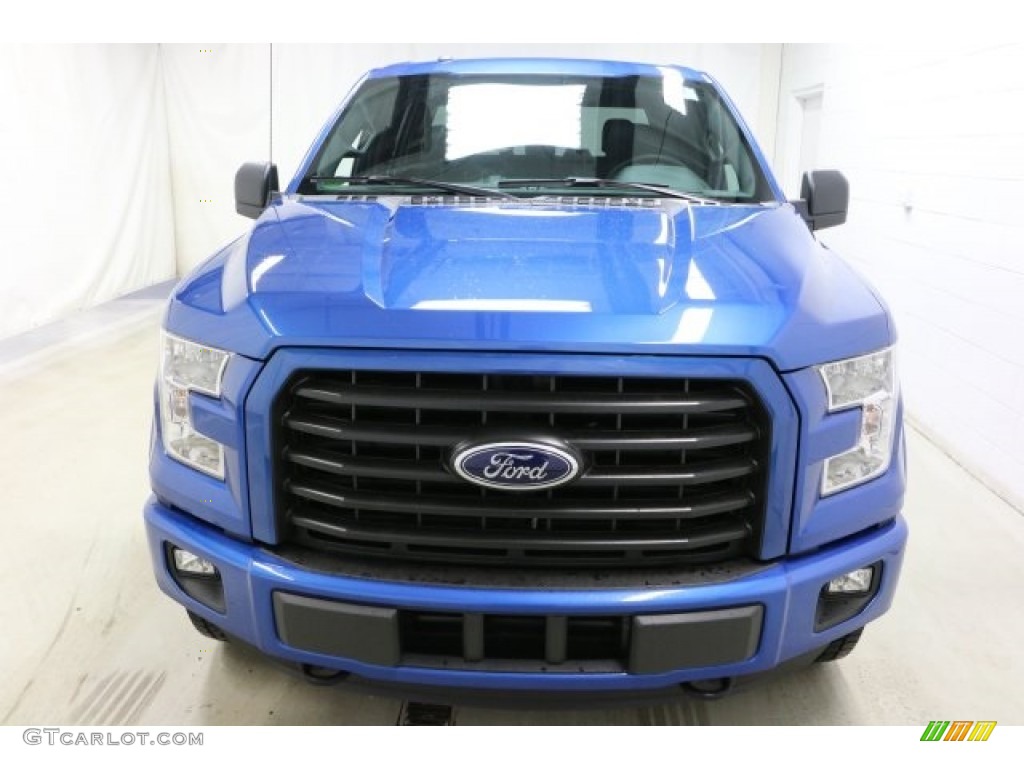 2016 F150 XLT SuperCrew 4x4 - Blue Flame / Black photo #2