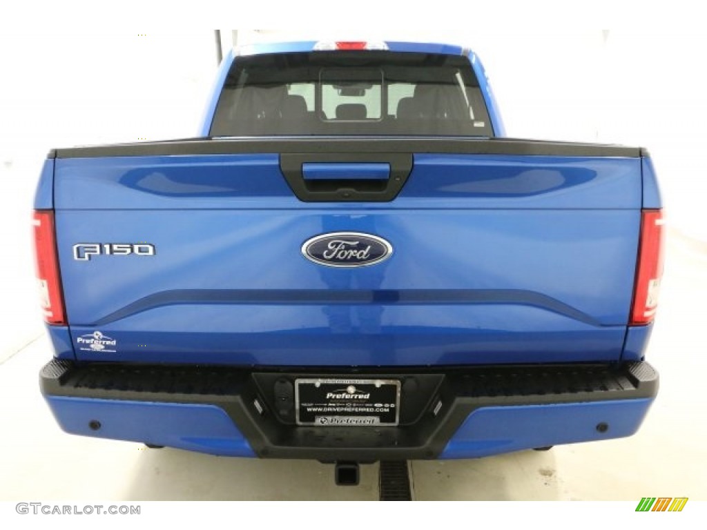 2016 F150 XLT SuperCrew 4x4 - Blue Flame / Black photo #5