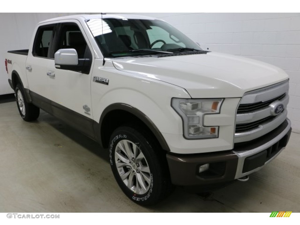 2016 F150 King Ranch SuperCrew 4x4 - White Platinum / King Ranch Java photo #3