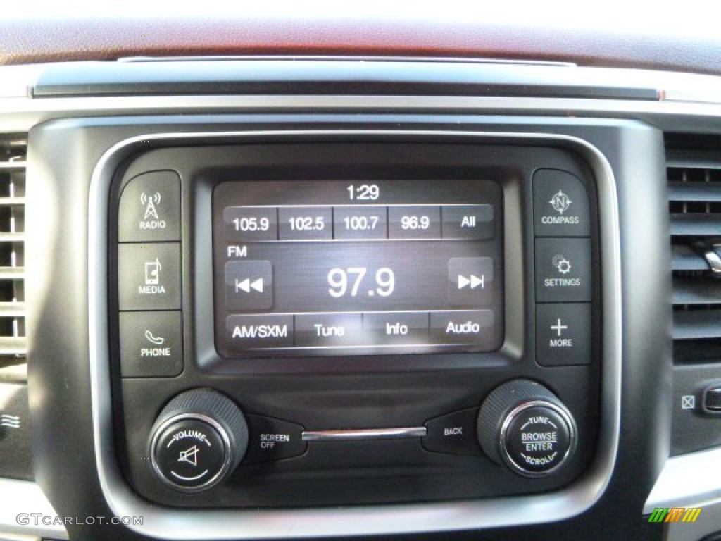 2014 1500 SLT Quad Cab 4x4 - Western Brown / Canyon Brown/Light Frost Beige photo #17