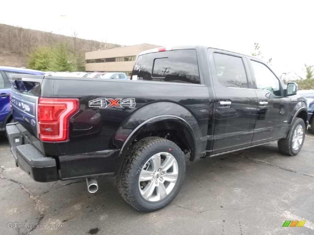 2016 F150 Platinum SuperCrew 4x4 - Shadow Black / Black photo #2