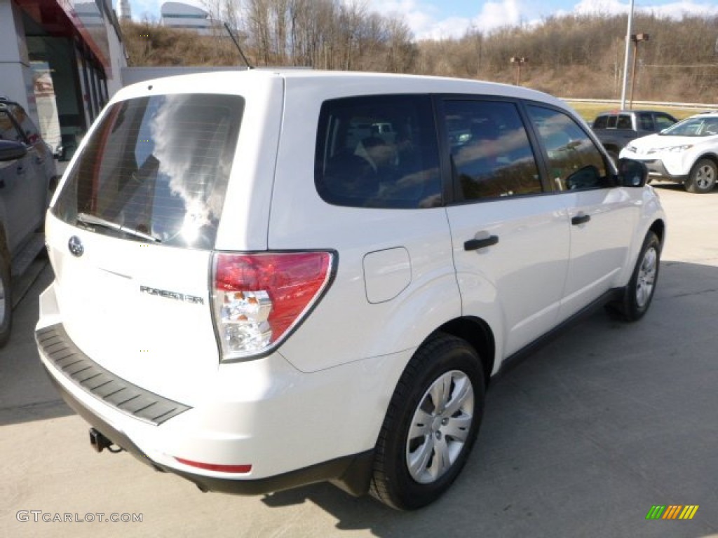 2009 Forester 2.5 X - Satin White Pearl / Platinum photo #7