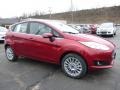 2016 Ruby Red Metallic Ford Fiesta Titanium Hatchback  photo #1