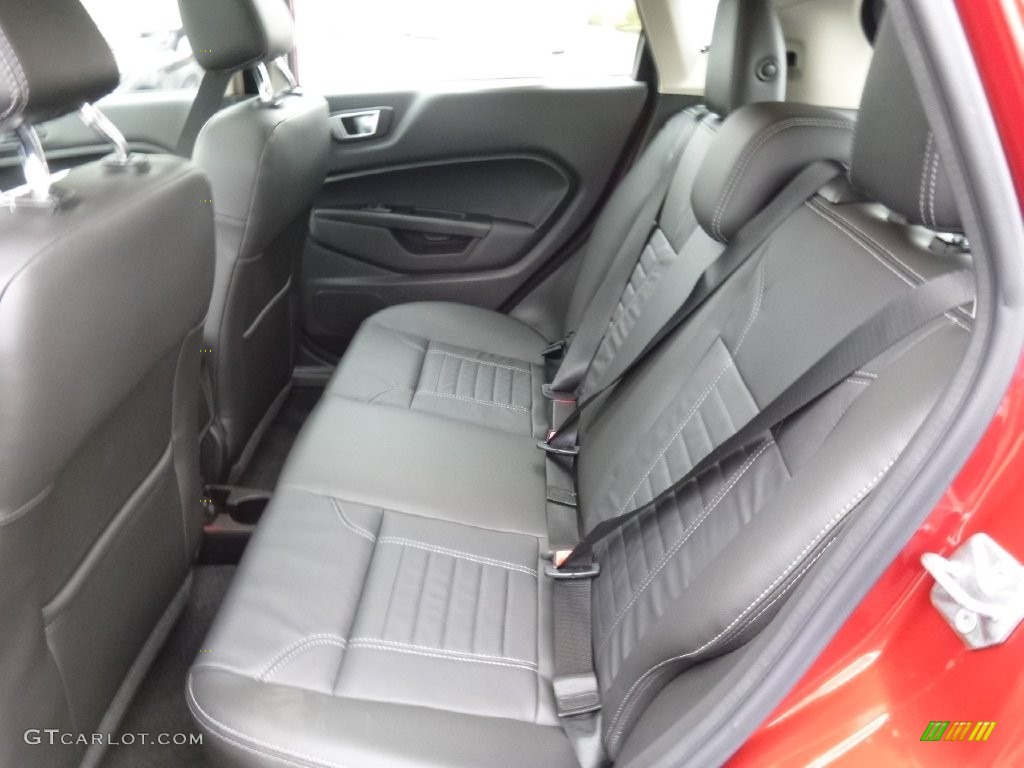 2016 Fiesta Titanium Hatchback - Ruby Red Metallic / Charcoal Black photo #7