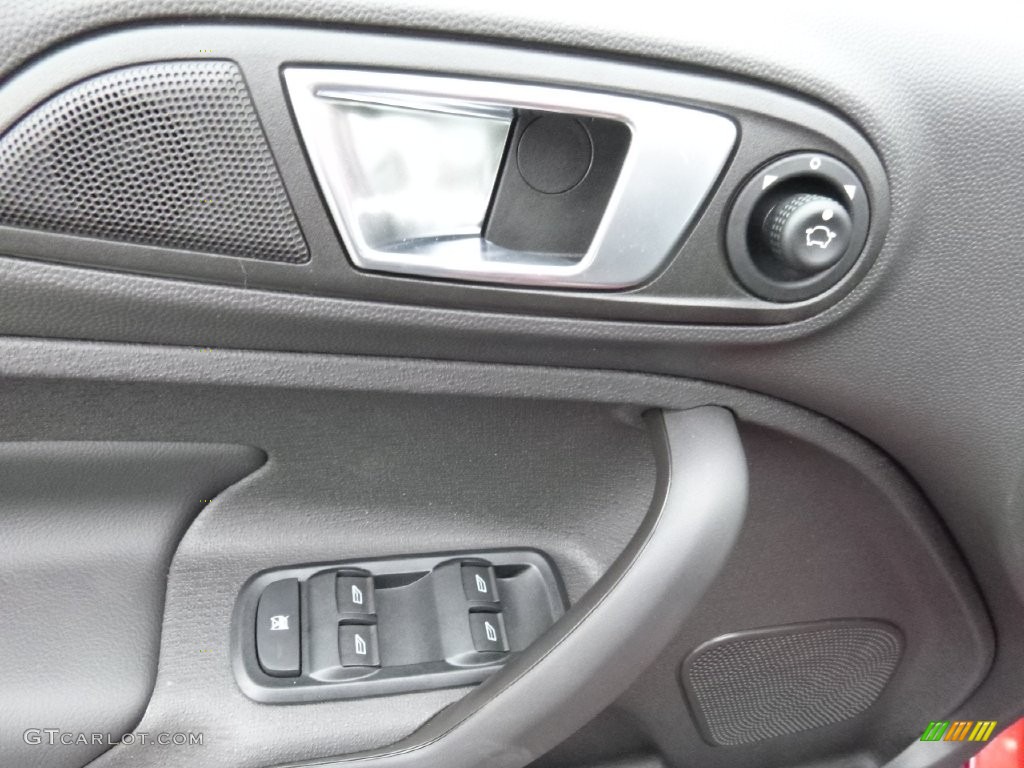 2016 Fiesta Titanium Hatchback - Ruby Red Metallic / Charcoal Black photo #9