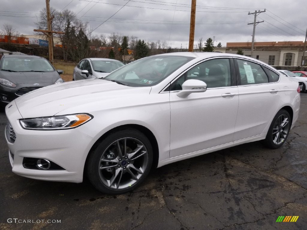 2016 Fusion Titanium AWD - White Platinum Tri-Coat Metallic / Charcoal Black photo #4