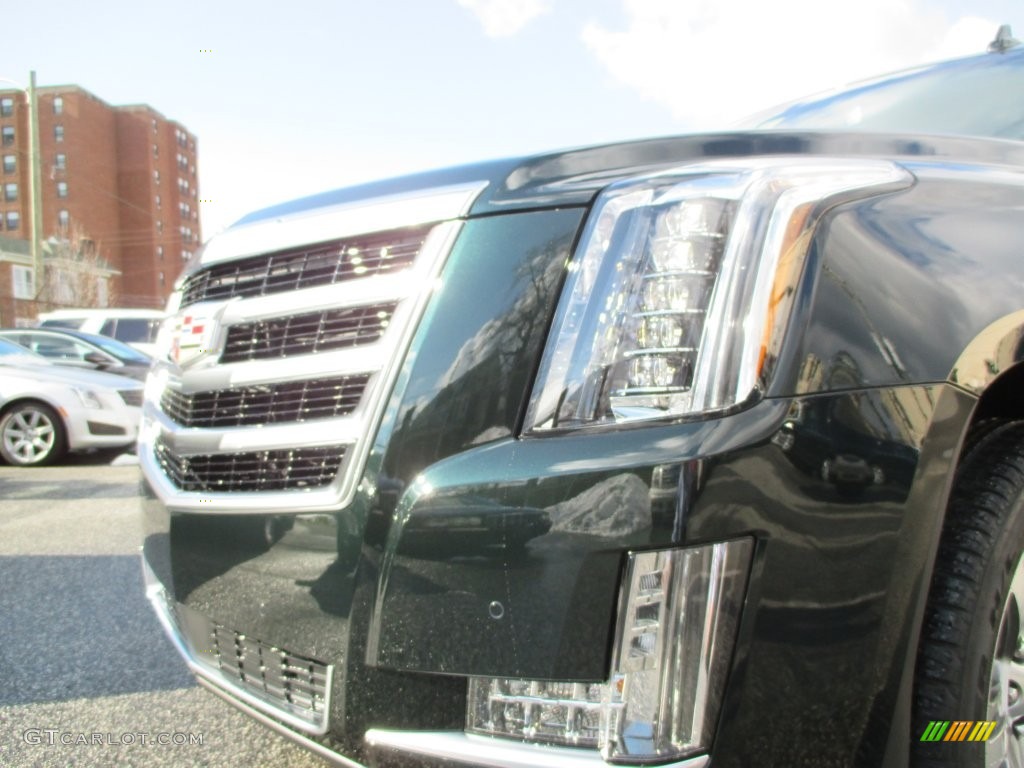 2016 Escalade Premium 4WD - Dark Emerald Metallic / Shale/Cocoa photo #2