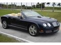 2007 Dark Sapphire Bentley Continental GTC   photo #2