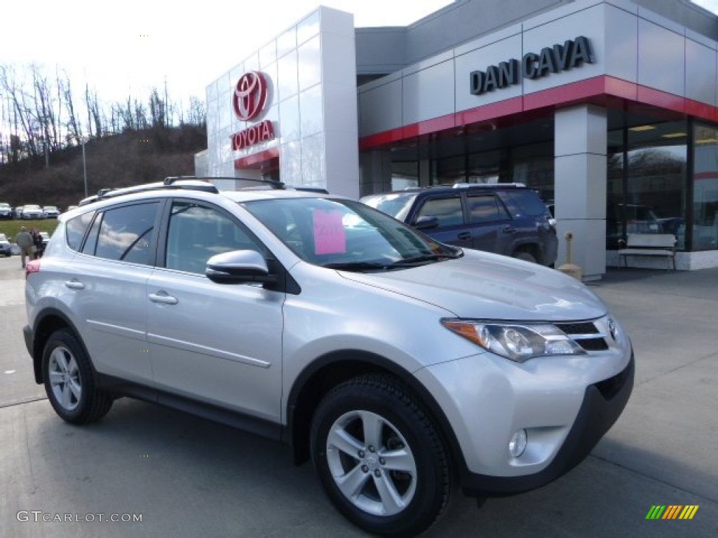 2014 RAV4 XLE AWD - Classic Silver Metallic / Ash photo #1