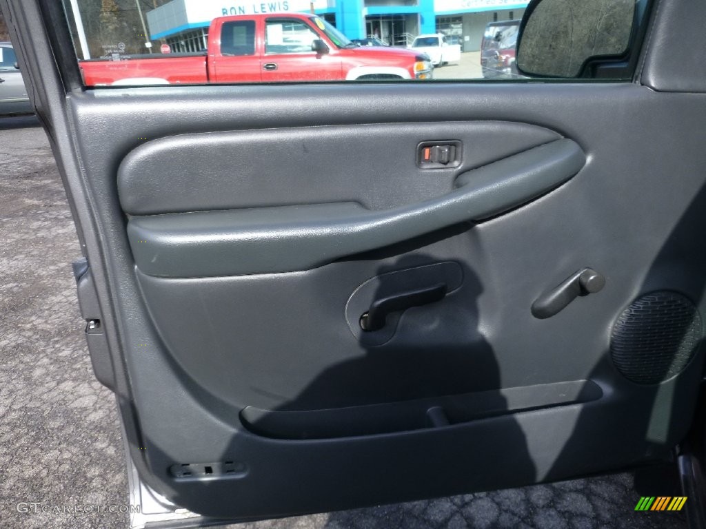 2000 Silverado 1500 LS Regular Cab 4x4 - Charcoal Gray Metallic / Graphite photo #14