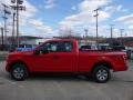 2016 Race Red Ford F150 XL SuperCab 4x4  photo #6