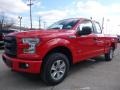 2016 Race Red Ford F150 XL SuperCab 4x4  photo #7