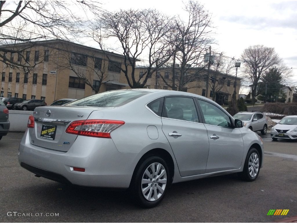 2014 Sentra SV - Brilliant Silver / Charcoal photo #4