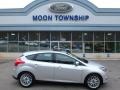 Ingot Silver 2013 Ford Focus Titanium Hatchback