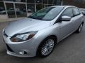 2013 Ingot Silver Ford Focus Titanium Hatchback  photo #9