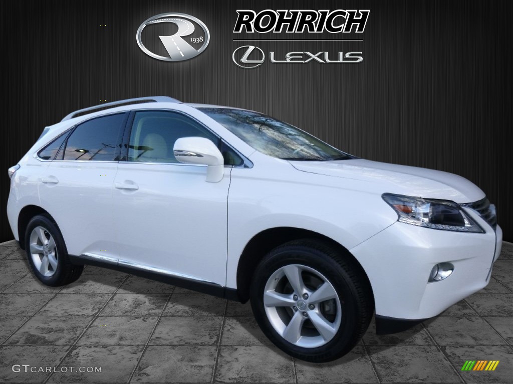 2015 RX 350 AWD - Starfire White Pearl / Parchment photo #1