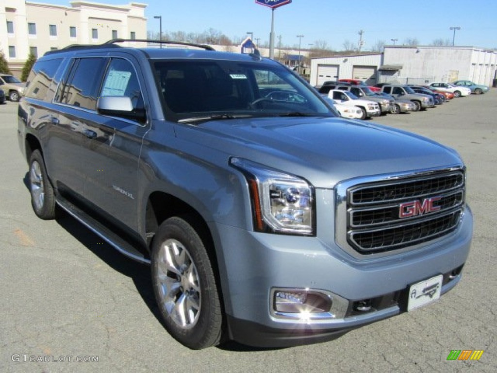 2016 Yukon XL SLT 4WD - Light Steel Gray Metallic / Jet Black photo #1