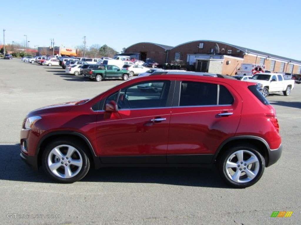 2015 Trax LTZ - Ruby Red Metallic / Jet Black photo #3