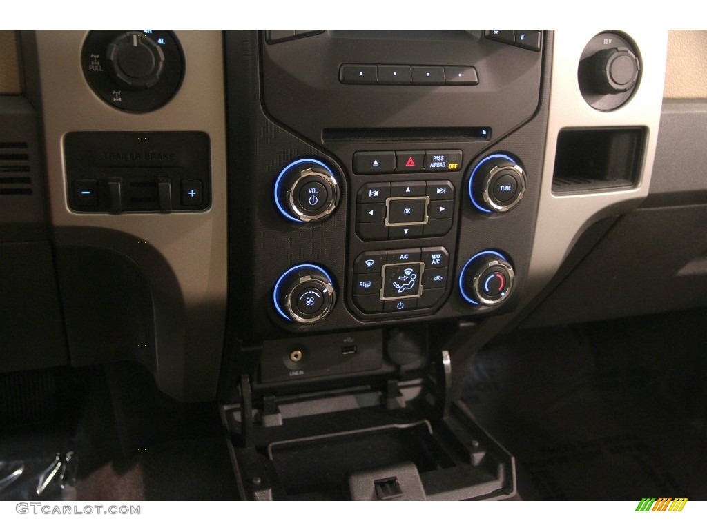 2013 F150 XLT SuperCrew 4x4 - Pale Adobe Metallic / Adobe photo #15