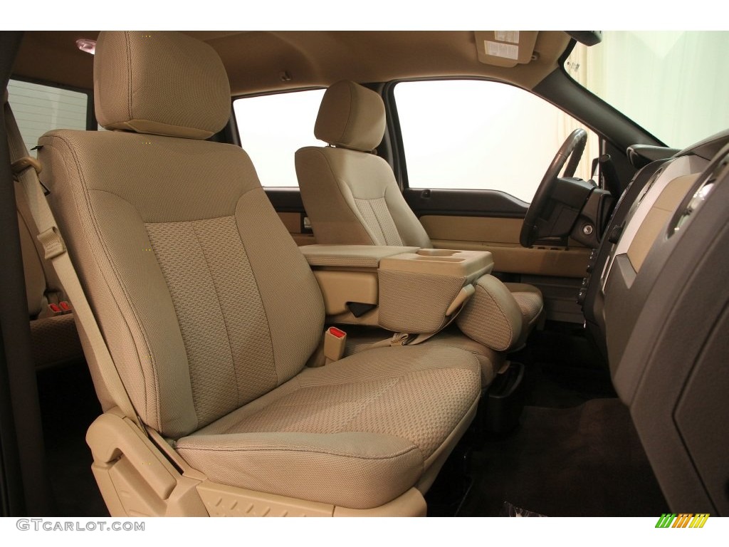 2013 F150 XLT SuperCrew 4x4 - Pale Adobe Metallic / Adobe photo #17