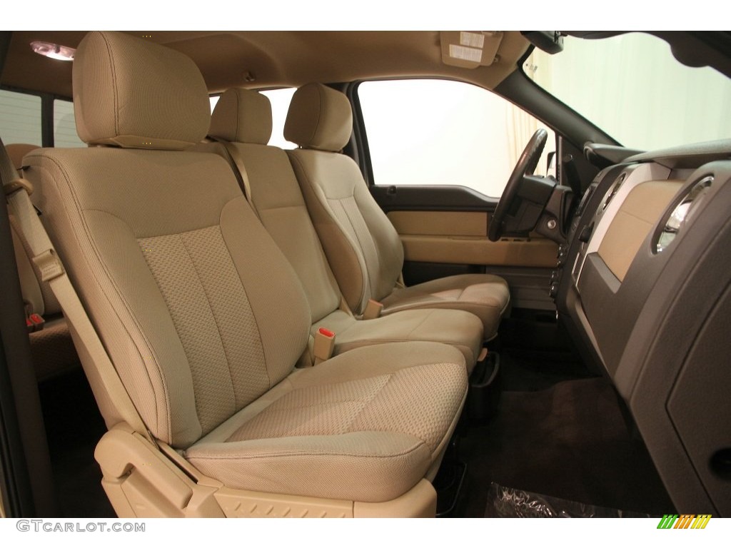 2013 F150 XLT SuperCrew 4x4 - Pale Adobe Metallic / Adobe photo #20