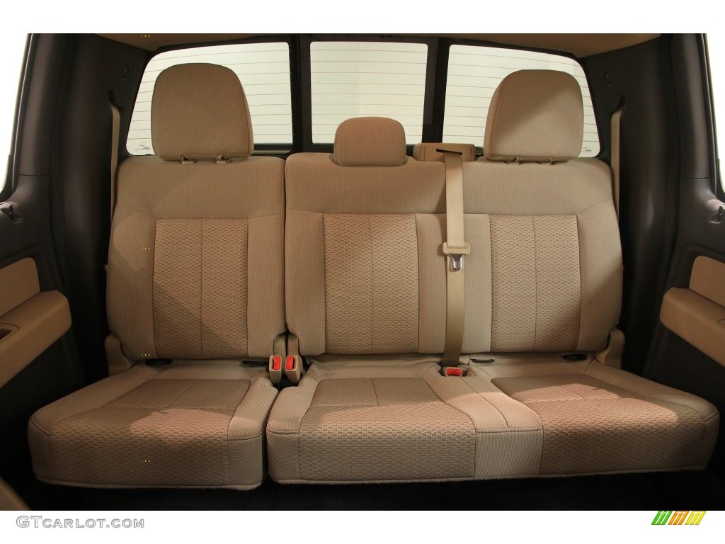 2013 F150 XLT SuperCrew 4x4 - Pale Adobe Metallic / Adobe photo #21