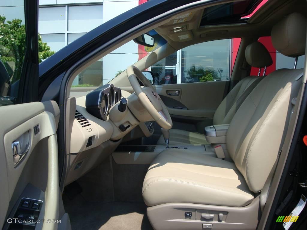 2006 Murano SL AWD - Super Black / Cafe Latte photo #20