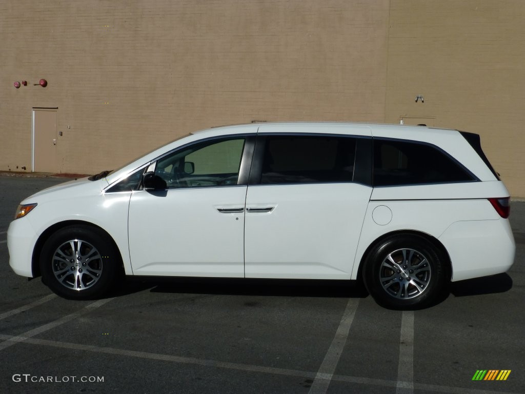 2011 Odyssey EX-L - Taffeta White / Gray photo #2