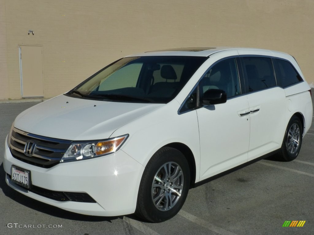 2011 Odyssey EX-L - Taffeta White / Gray photo #12